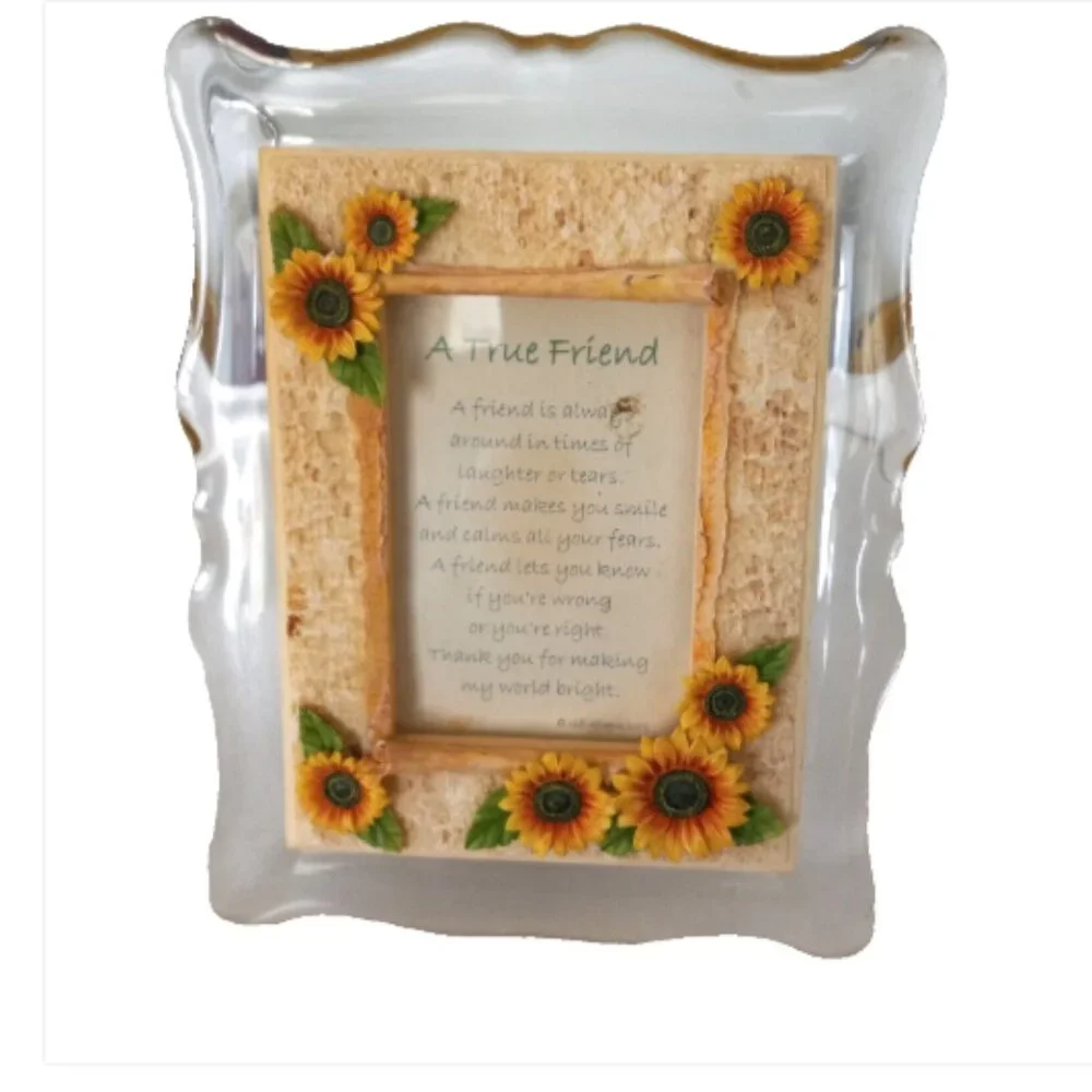 Sunflower Musical Picture Frame 3x5 Friendship Gift That’s What Friends Are For